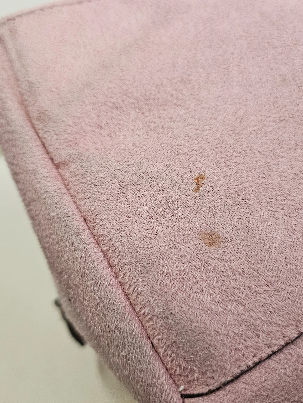 Victoria's Secret Blush Pink Suede Satchel